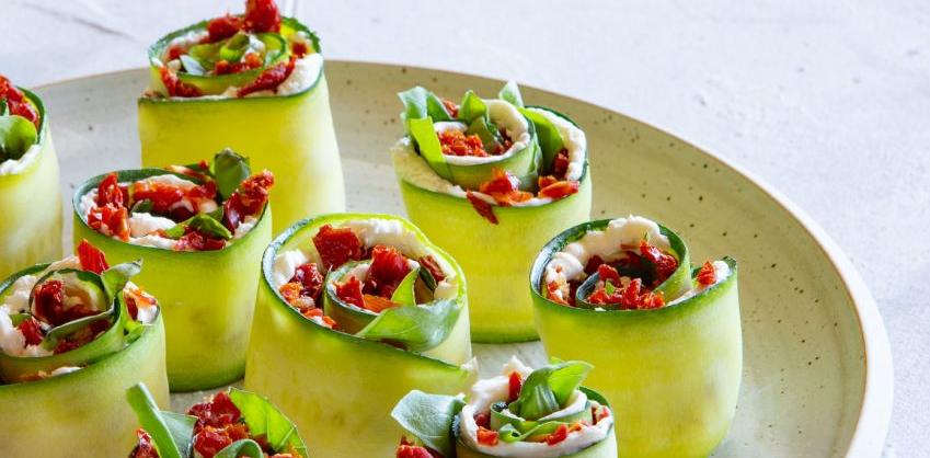 Sun-Dried Tomato Zucchini Roll Ups - OLDWAYS - Cultural Food Traditions OLDWAYS – Cultural Food Trad