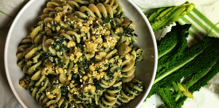 Whole Wheat Fusilli with Kale Pesto - OLDWAYS - Cultural Food Traditions OLDWAYS – Cultural Food Tra