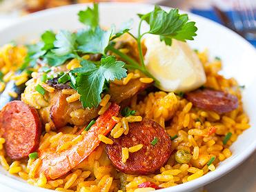 Paella with Chicken, Chorizo and Shrimp - OLDWAYS - Cultural Food Traditions OLDWAYS – Cultural Food