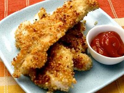 Quinoa Crusted Chicken Fingers - OLDWAYS - Cultural Food Traditions OLDWAYS – Cultural Food Traditio