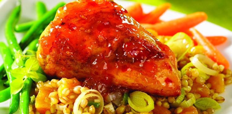 Roast Chicken with Fruit-Studded Wheat Berries - OLDWAYS - Cultural Food Traditions OLDWAYS – Cultur
