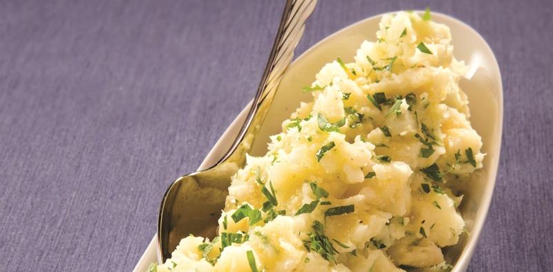 Smashed Potatoes and Parsnips with EVOO and Garlic - OLDWAYS - Cultural Food Traditions OLDWAYS – Cultural Food Traditions