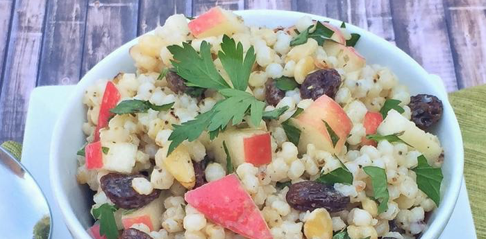 Sweet Sorghum Salad with Apples, Pine Nuts and Raisins - OLDWAYS - Cultural Food Traditions OLDWAYS 