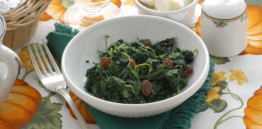 Spinach with Raisins - OLDWAYS - Cultural Food Traditions OLDWAYS – Cultural Food Traditions