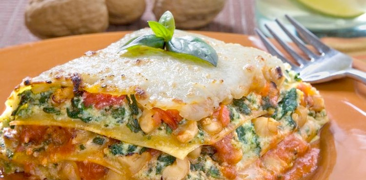 Spinach Lasagna with Walnut Pesto - OLDWAYS - Cultural Food Traditions OLDWAYS – Cultural Food Tradi