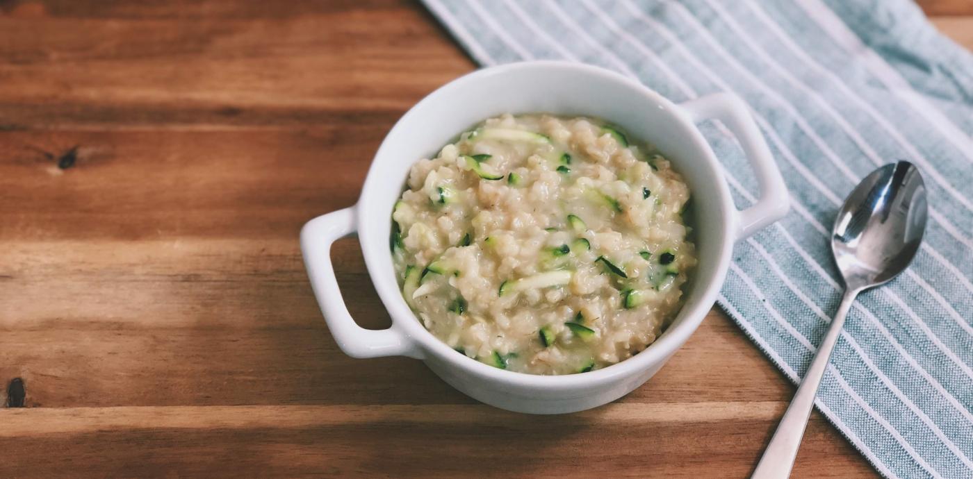 Sprouted Brown Rice & Zucchini Risotto - OLDWAYS - Cultural Food Traditions OLDWAYS – Cultural Food 