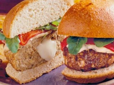 Stuffed Turkey Burgers with Smoky Aioli - OLDWAYS - Cultural Food Traditions OLDWAYS – Cultural Food Traditions