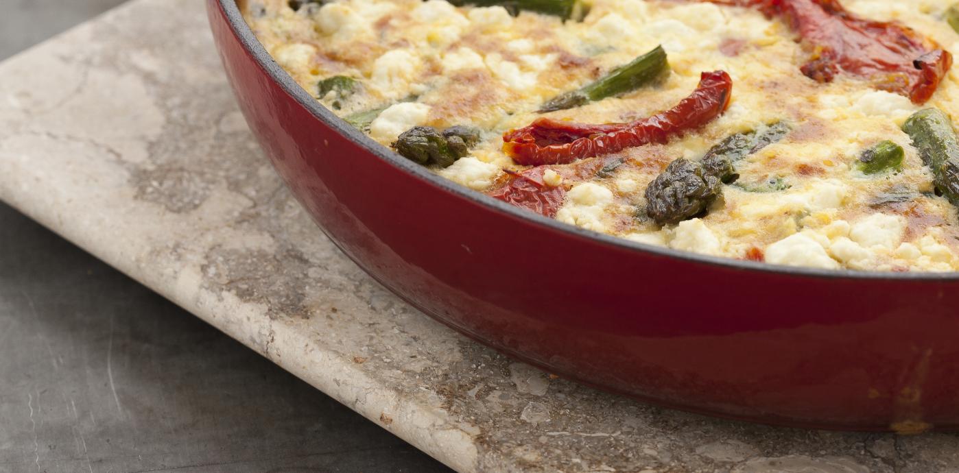 Tomato and Asparagus Frittata - OLDWAYS - Cultural Food Traditions OLDWAYS – Cultural Food Tradition