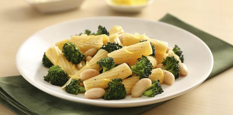 Rigatoni with Roasted Broccoli, White Beans and Lemon Zest - OLDWAYS - Cultural Food Traditions OLDW