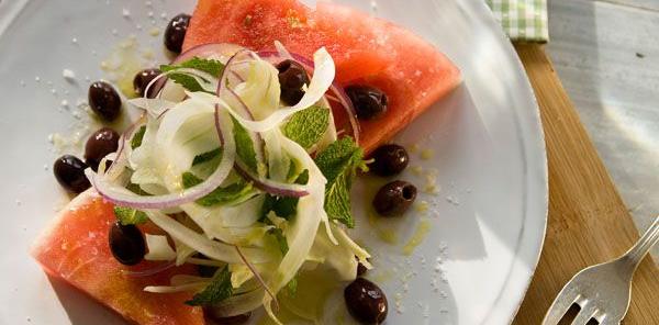 Watermelon, Fennel & Niçoise Olive Salad - OLDWAYS - Cultural Food Traditions OLDWAYS – Cultural Foo