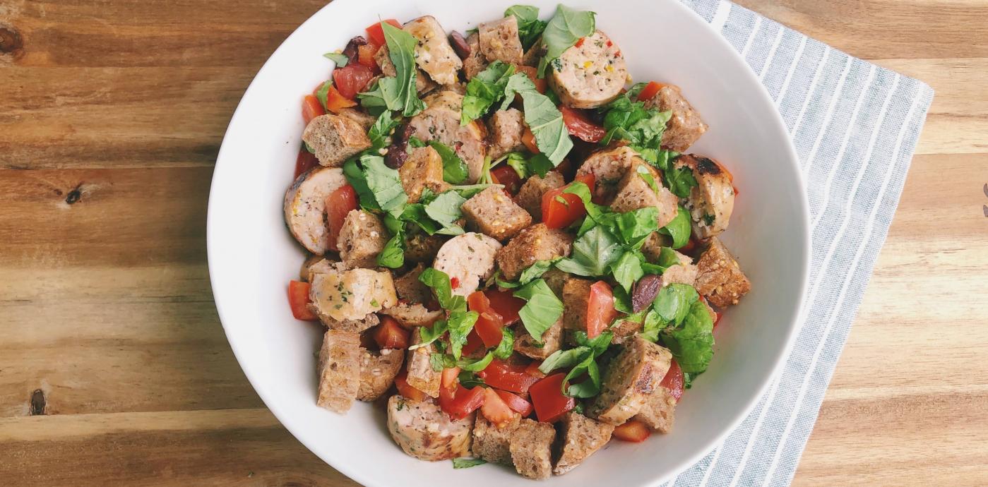 Whole Grain Panzanella Salad with Tomatoes and Olives - OLDWAYS - Cultural Food Traditions OLDWAYS – Cultural Food Traditions