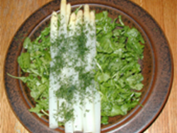 White Asparagus with Arugula - OLDWAYS - Cultural Food Traditions OLDWAYS – Cultural Food Traditions