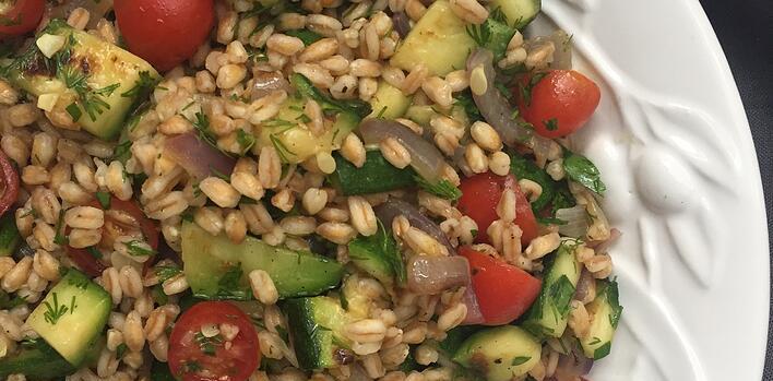 Farro and Grilled Vegetable Salad with Herbs - OLDWAYS - Cultural Food Traditions OLDWAYS – Cultural