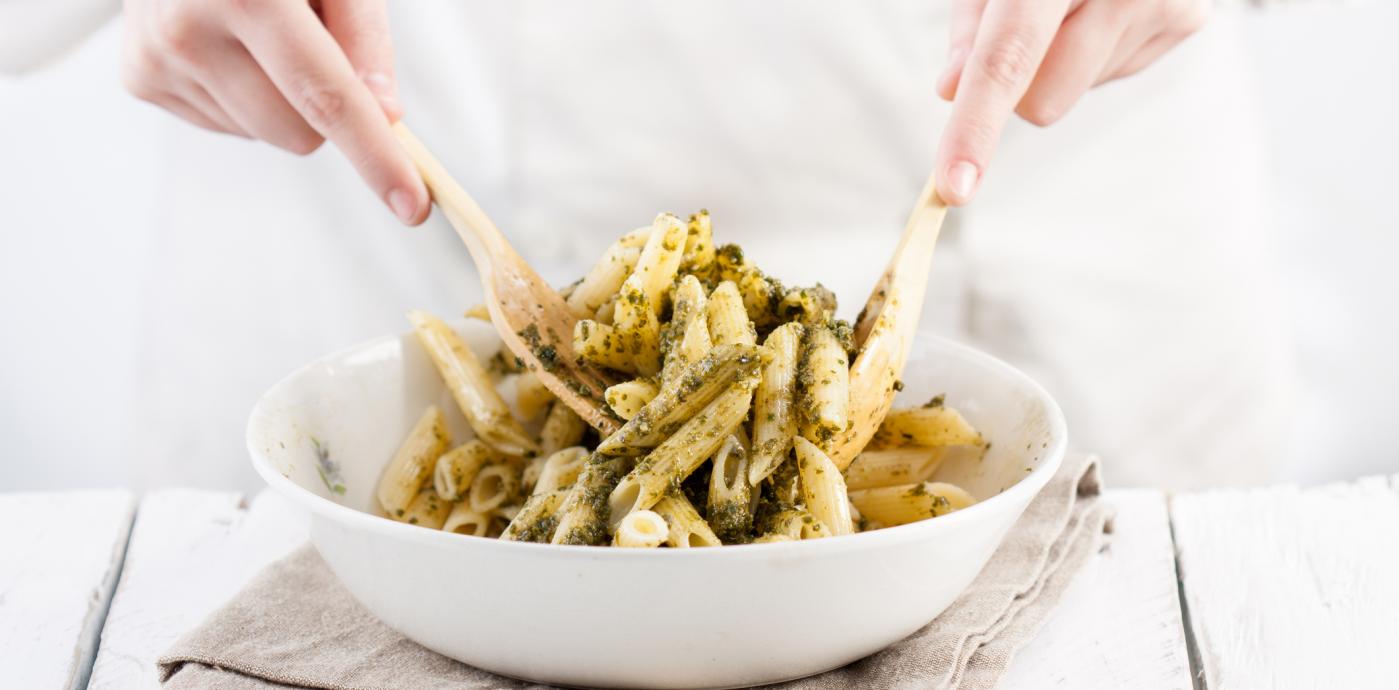 Brazil Nut Pesto with Pasta - OLDWAYS - Cultural Food Traditions OLDWAYS – Cultural Food Traditions