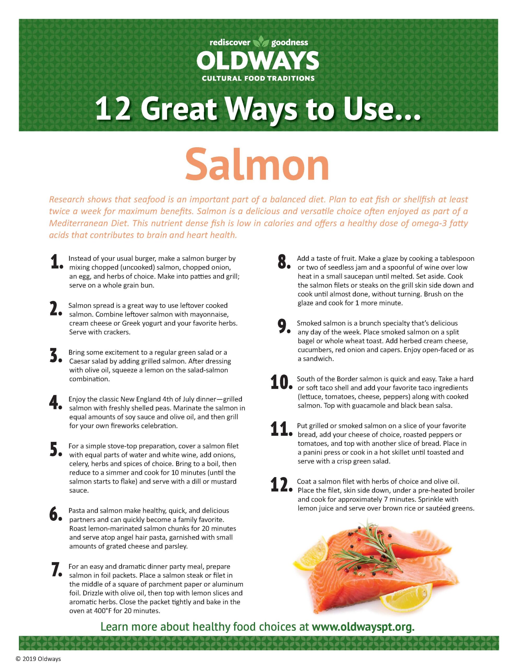 12 Great Ways to Use Salmon - OLDWAYS - Cultural Food Traditions