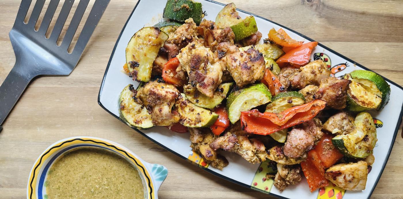 Grilled Chicken and Vegetables with Peanut Llajwa - OLDWAYS - Cultural Food Traditions OLDWAYS – Cul