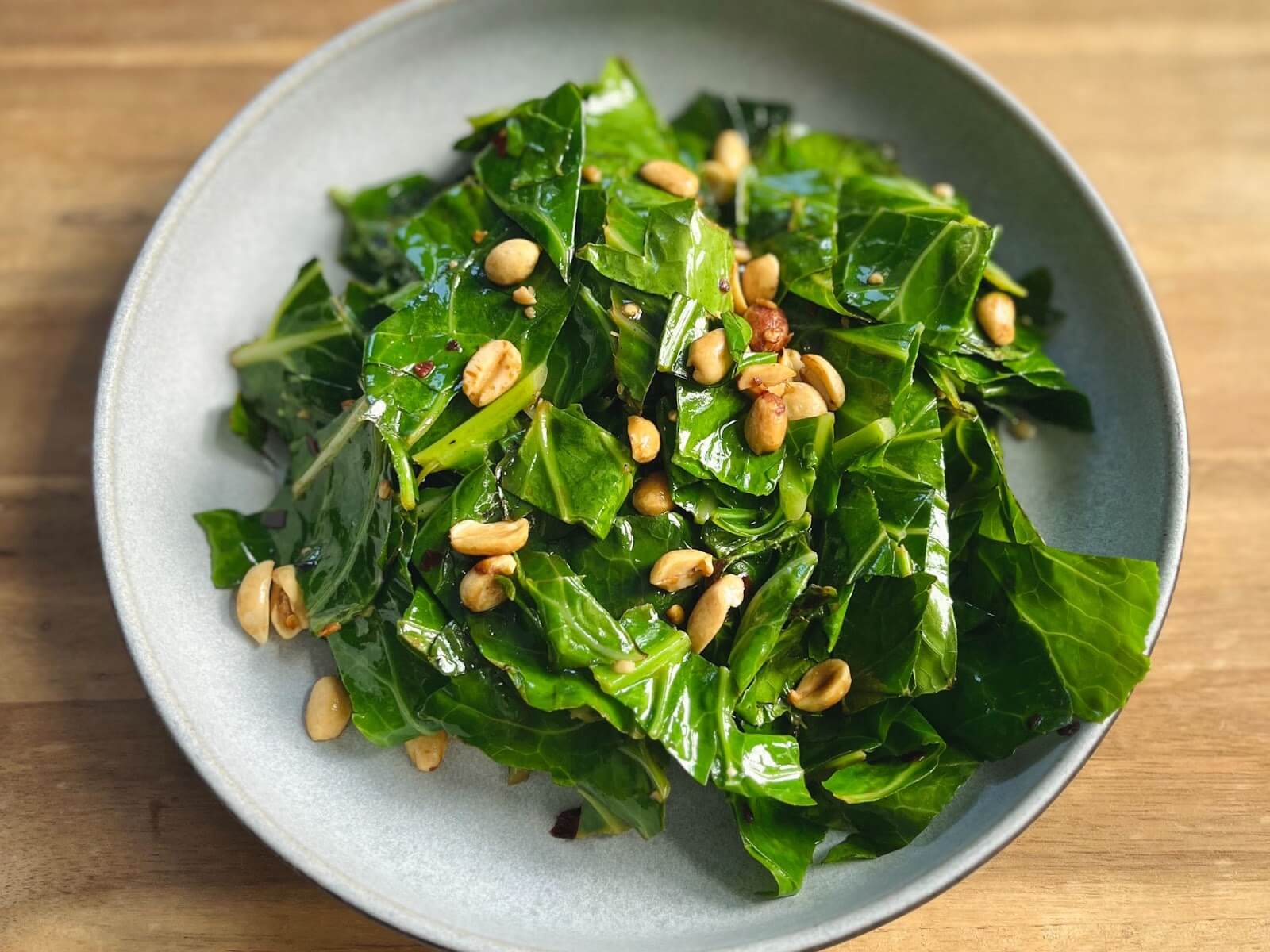 Spicy Stir-Fried Greens with Peanuts - OLDWAYS - Cultural Food Traditions OLDWAYS – Cultural Food Tr