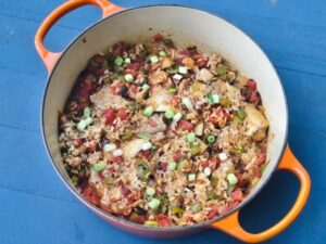 Brown Rice Jambalaya with Chicken