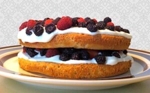 Whole Grain Berry Cake