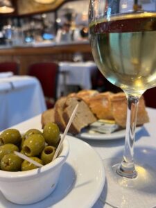 Olive and wine