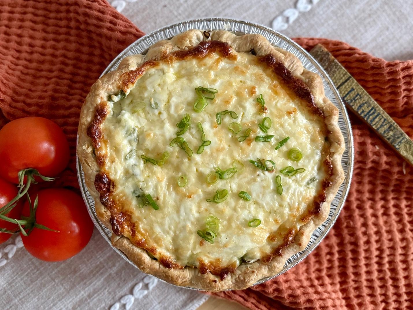 Tomato Pie with Le Gruyère AOP - OLDWAYS - Cultural Food Traditions OLDWAYS – Cultural Food Traditio