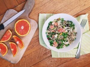 Winter Quinoa Salad with Fennel and Oranges